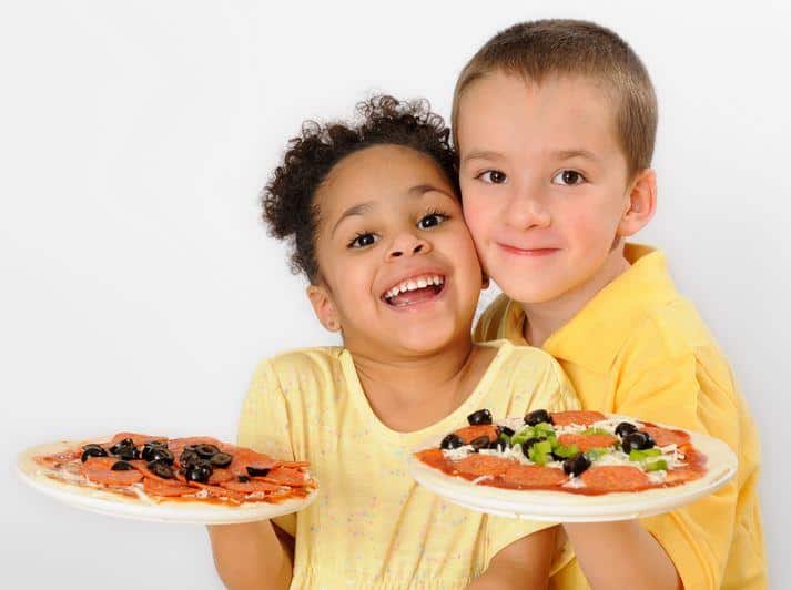 la ricetta della pizza senza glutine per i bambini