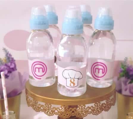 Bottigliette piccole di acqua personalizzate