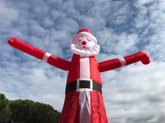 Sky dancer Babbo Natale da noleggiare