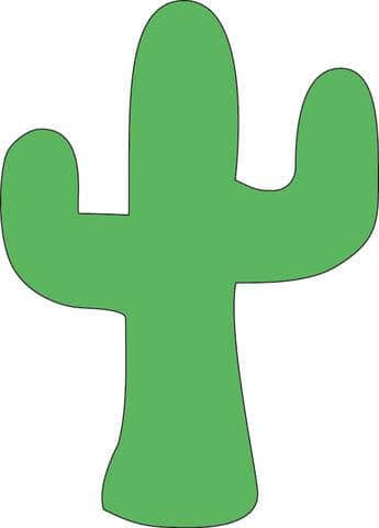 Sagoma di un cactus 